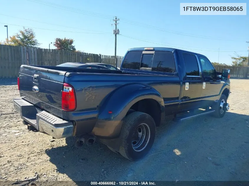 2016 Ford F-350 Lariat VIN: 1FT8W3DT9GEB58065 Lot: 40666862