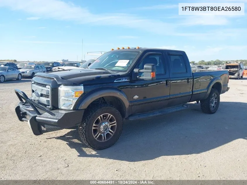 2016 Ford F-350 Lariat VIN: 1FT8W3BT8GEA26580 Lot: 40684491