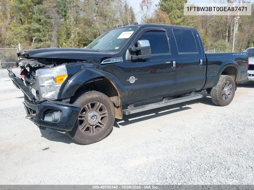 2016 Ford F-350 Lariat VIN: 1FT8W3BT0GEA87471 Lot: 40705348