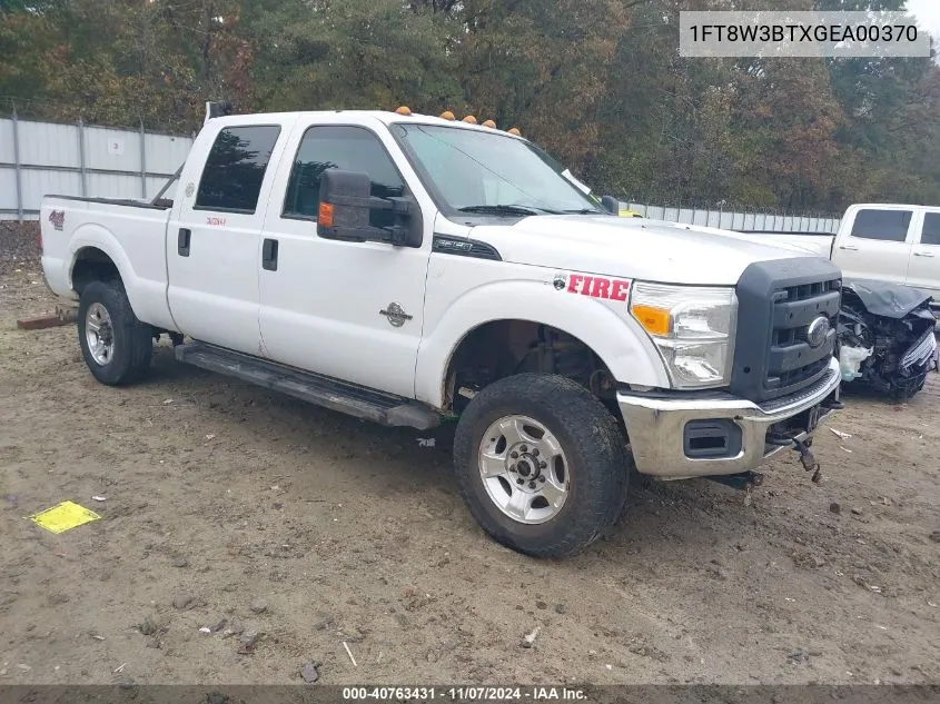 2016 Ford F-350 Xl VIN: 1FT8W3BTXGEA00370 Lot: 40763431