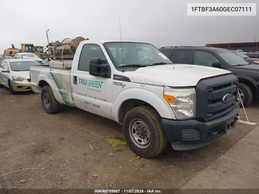 1FTBF3A60GEC07111 2016 Ford F-350 Xl