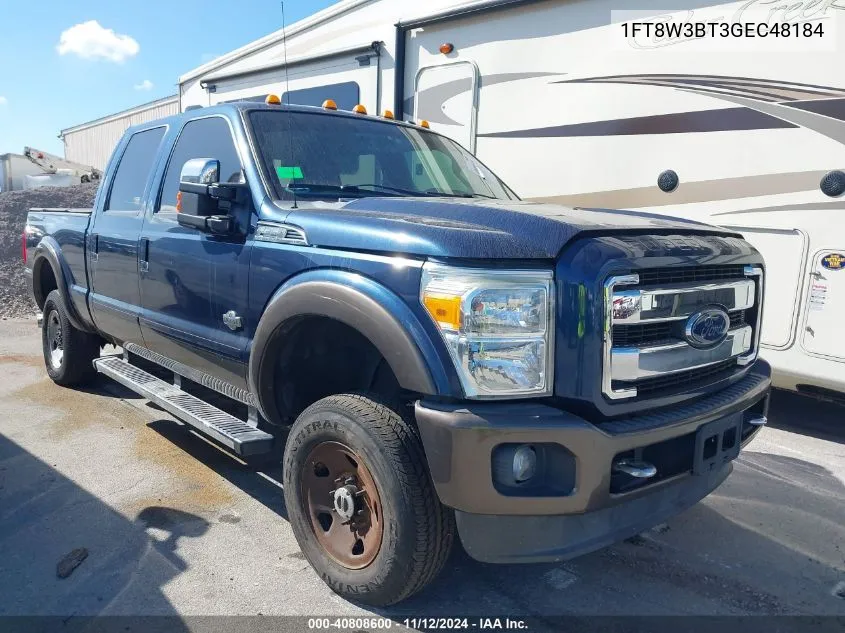 2016 Ford F-350 Lariat VIN: 1FT8W3BT3GEC48184 Lot: 40808600