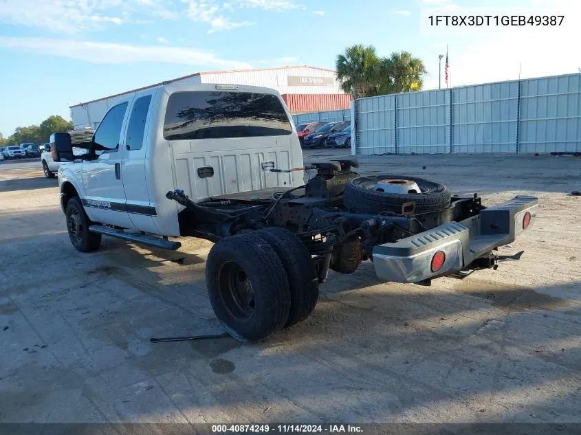 2016 Ford F-350 Xl VIN: 1FT8X3DT1GEB49387 Lot: 40874249