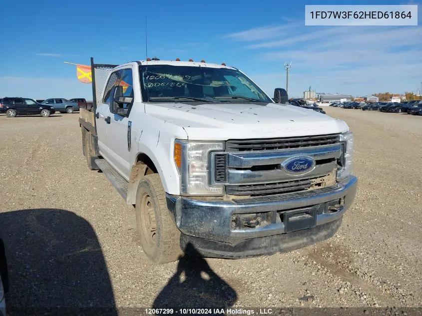 2017 Ford F350 Super Duty VIN: 1FD7W3F62HED61864 Lot: 12067299