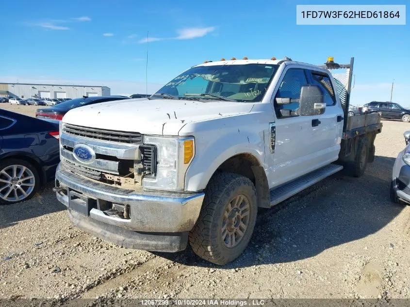 2017 Ford F350 Super Duty VIN: 1FD7W3F62HED61864 Lot: 12067299