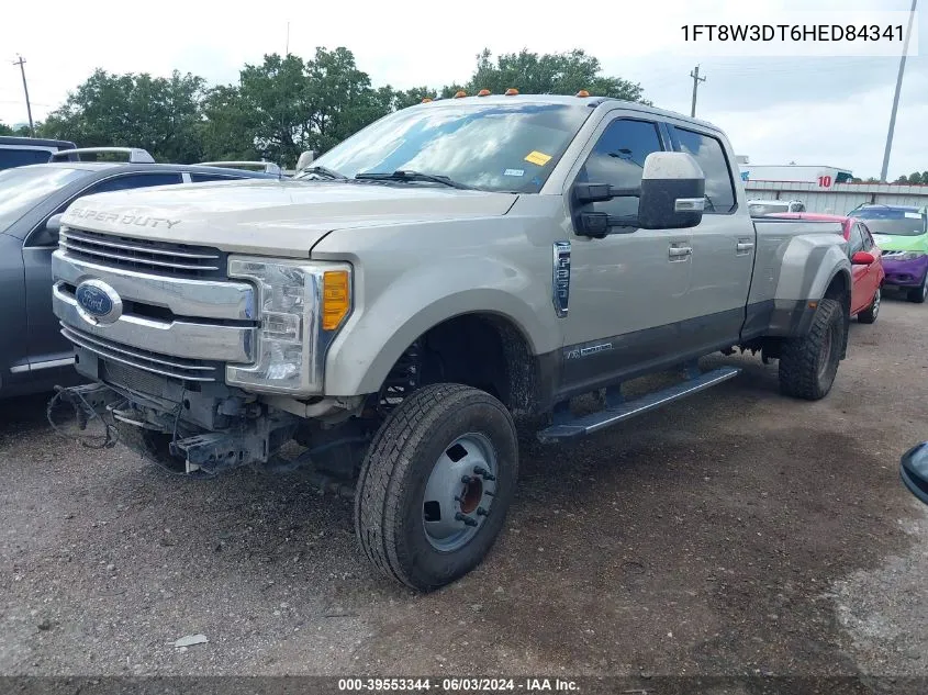 2017 Ford F-350 Lariat VIN: 1FT8W3DT6HED84341 Lot: 39553344