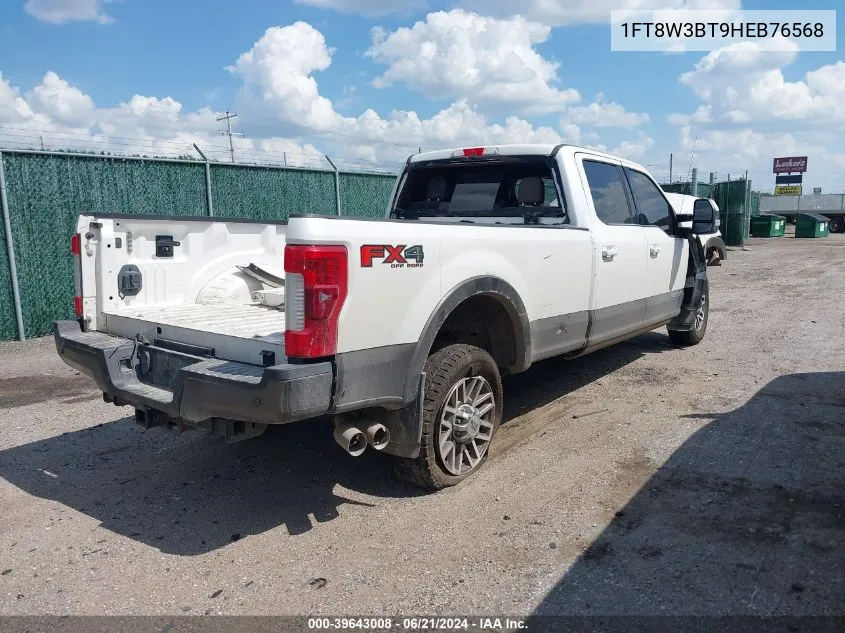 2017 Ford F-350 King Ranch VIN: 1FT8W3BT9HEB76568 Lot: 39643008