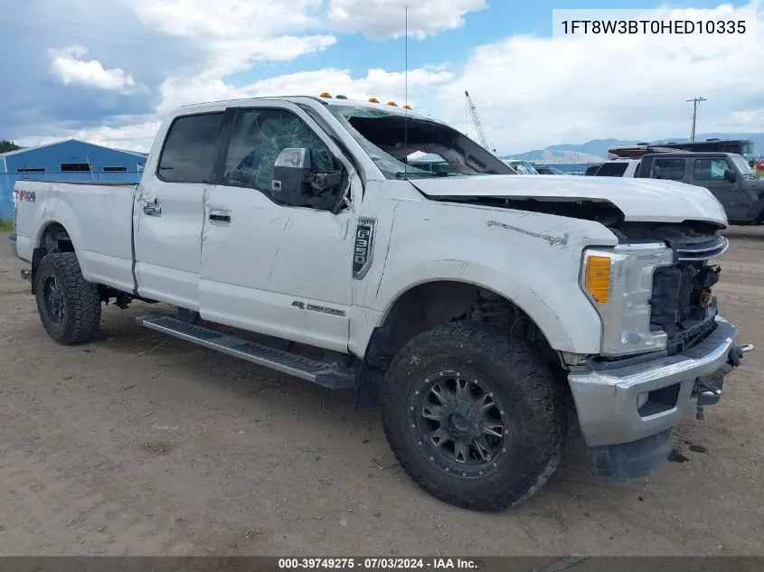 2017 Ford F-350 Lariat VIN: 1FT8W3BT0HED10335 Lot: 39749275