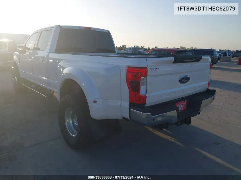 2017 Ford F-350 Lariat VIN: 1FT8W3DT1HEC62079 Lot: 39836638