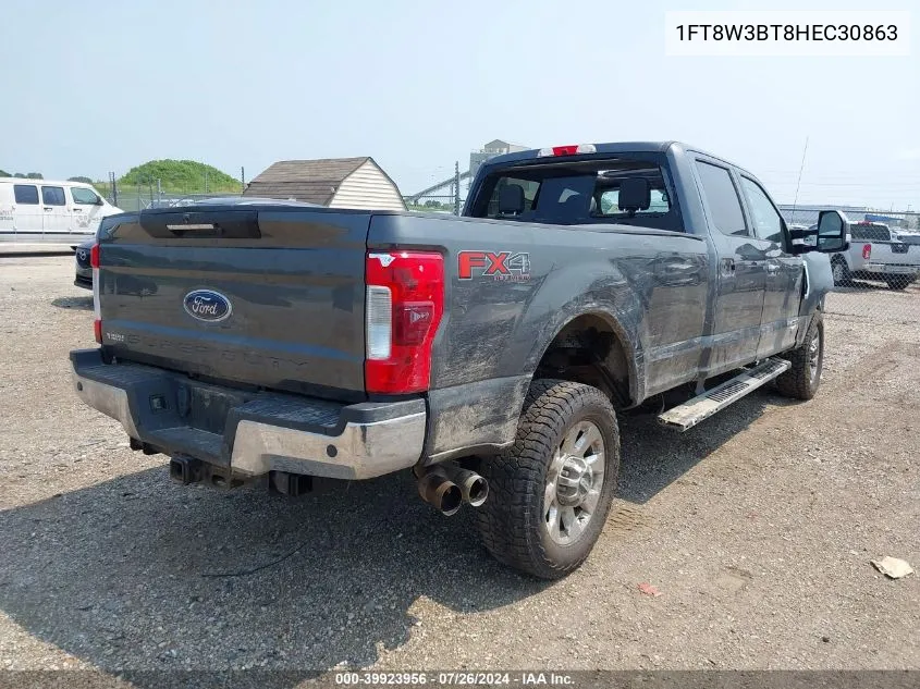 2017 Ford F-350 Lariat VIN: 1FT8W3BT8HEC30863 Lot: 39923956