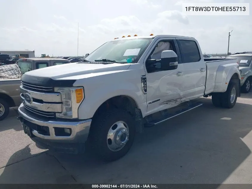 2017 Ford F-350 Lariat VIN: 1FT8W3DT0HEE55713 Lot: 39982144