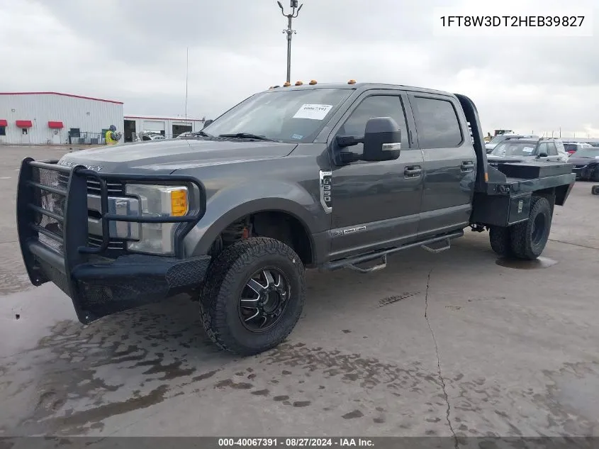 2017 Ford F-350 Lariat VIN: 1FT8W3DT2HEB39827 Lot: 40067391