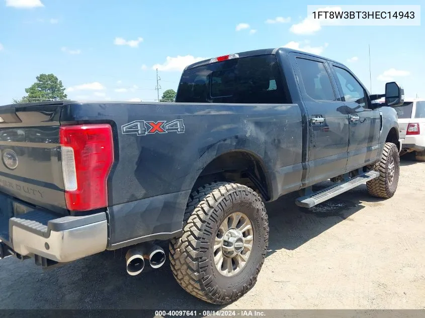 1FT8W3BT3HEC14943 2017 Ford F-350 Xlt