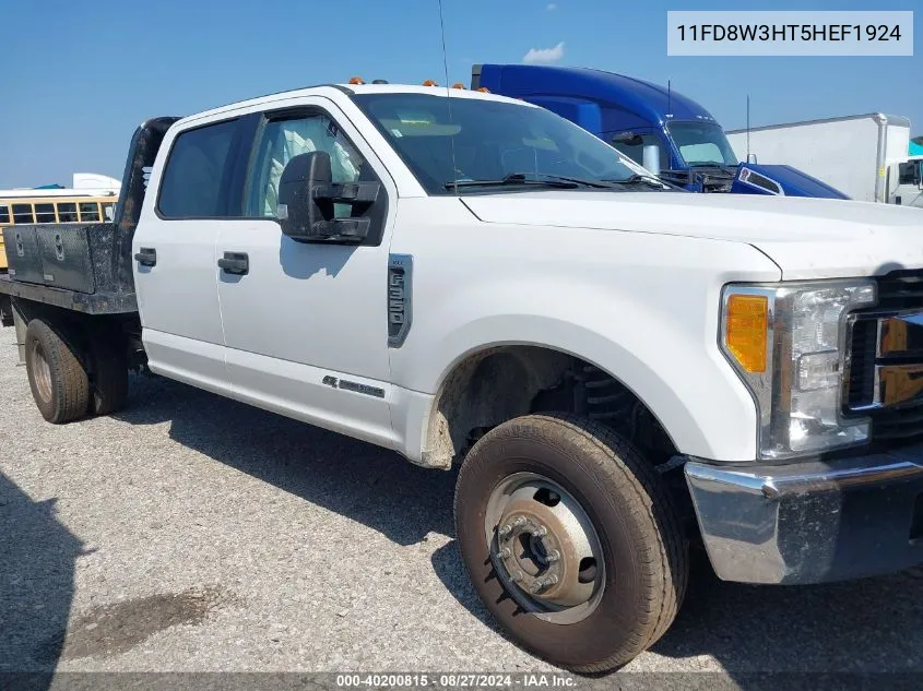 2017 Ford F-350 Chassis Xlt VIN: 11FD8W3HT5HEF1924 Lot: 40200815