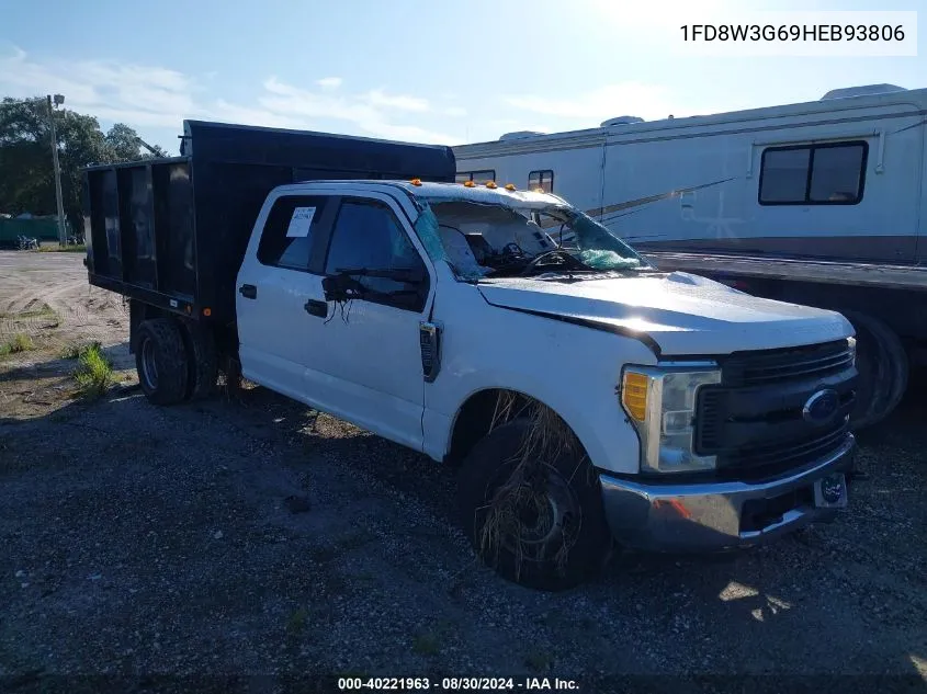 1FD8W3G69HEB93806 2017 Ford F-350 Chassis Xl