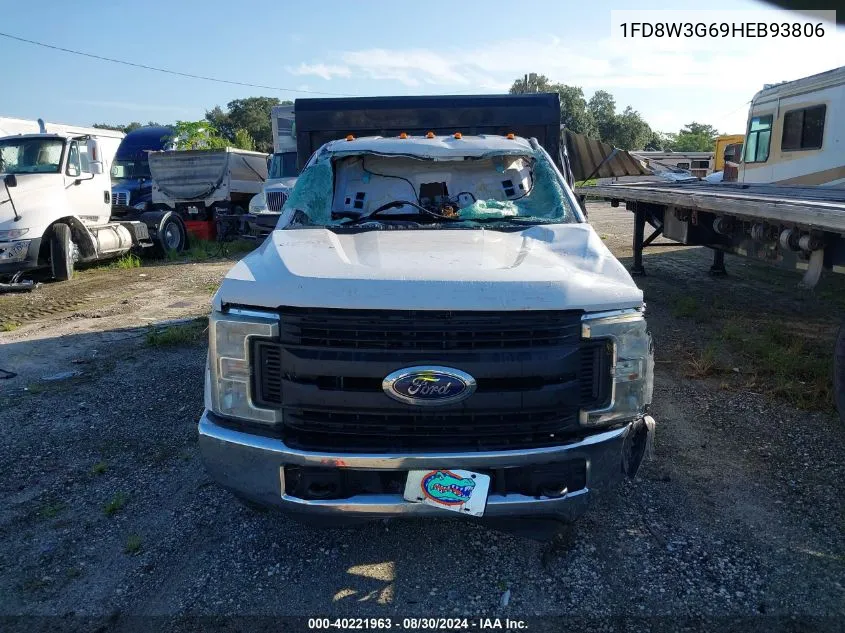 1FD8W3G69HEB93806 2017 Ford F-350 Chassis Xl