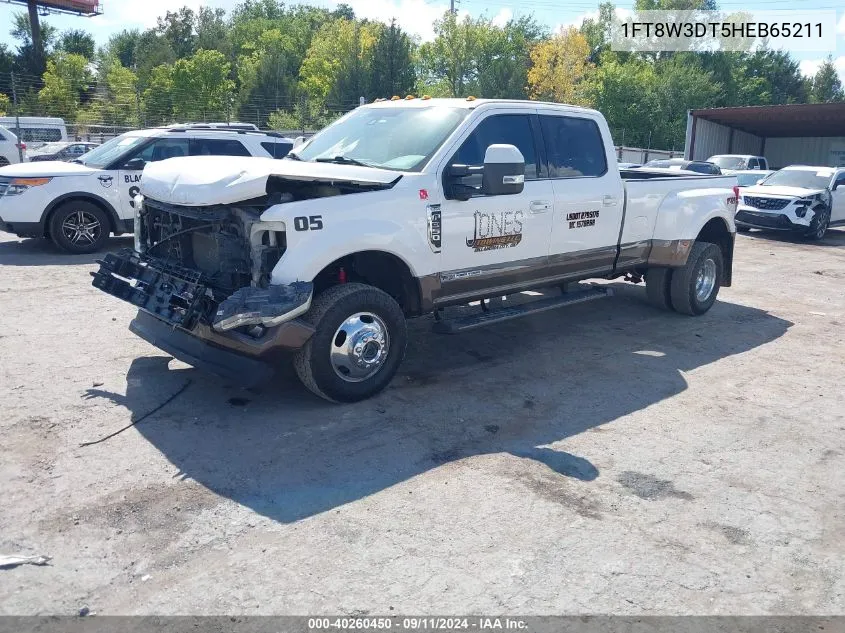 1FT8W3DT5HEB65211 2017 Ford F-350 King Ranch