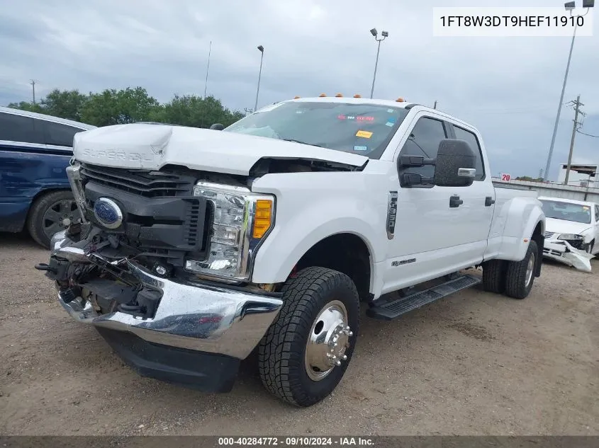 2017 Ford F-350 Xl VIN: 1FT8W3DT9HEF11910 Lot: 40284772