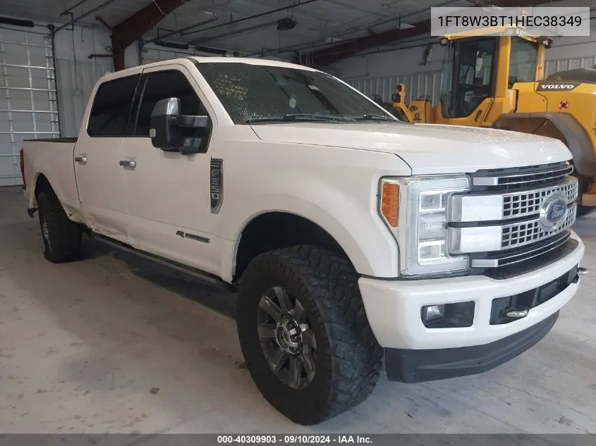 1FT8W3BT1HEC38349 2017 Ford F-350 Platinum