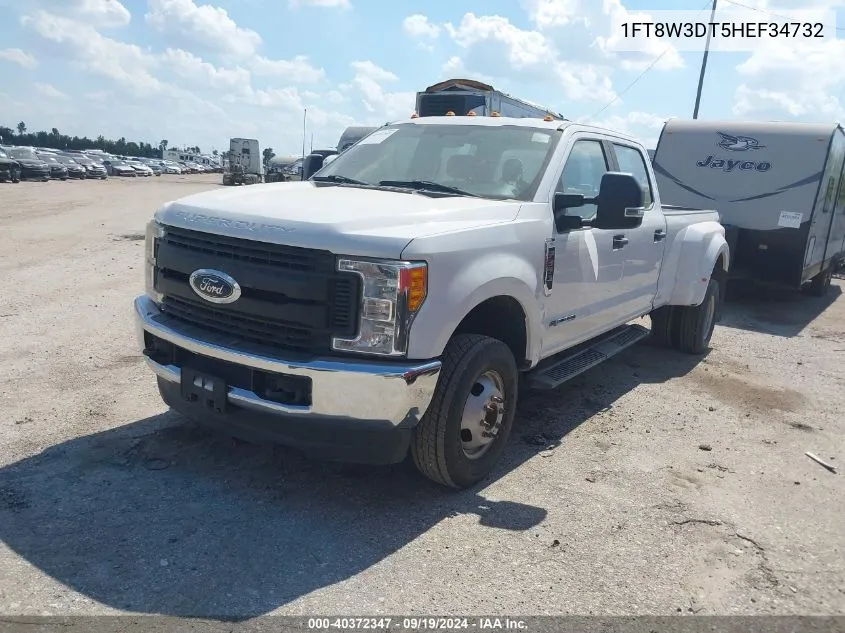 2017 Ford F-350 Xl VIN: 1FT8W3DT5HEF34732 Lot: 40372347