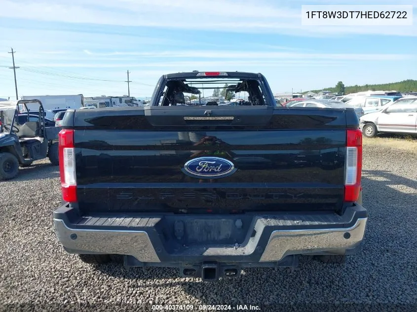 1FT8W3DT7HED62722 2017 Ford F-350 Lariat