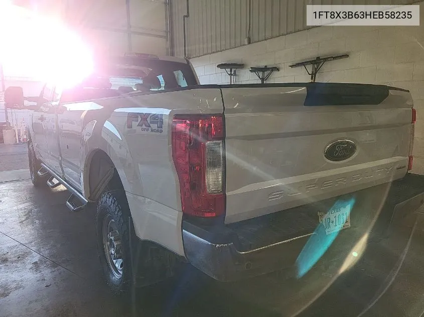 1FT8X3B63HEB58235 2017 Ford F-350 Xl