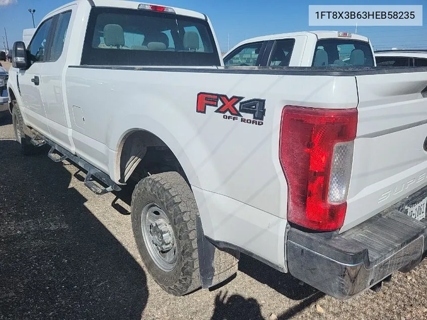 1FT8X3B63HEB58235 2017 Ford F-350 Xl