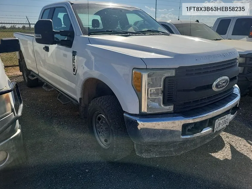 1FT8X3B63HEB58235 2017 Ford F-350 Xl