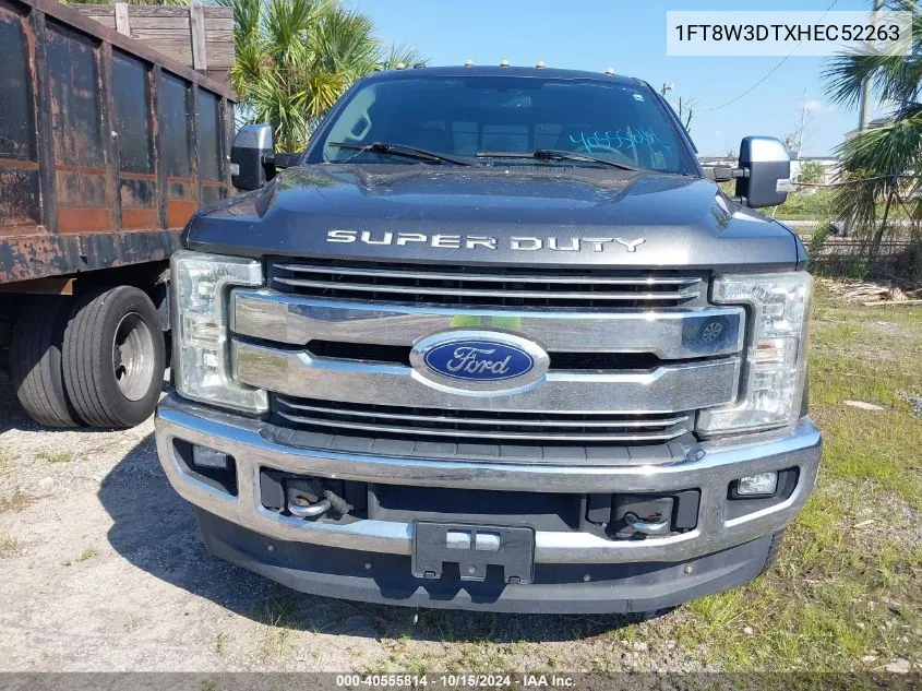 2017 Ford F-350 Lariat VIN: 1FT8W3DTXHEC52263 Lot: 40555814