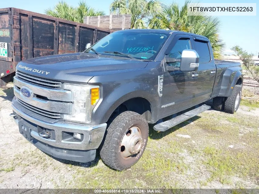 2017 Ford F-350 Lariat VIN: 1FT8W3DTXHEC52263 Lot: 40555814