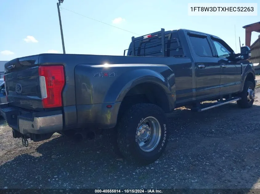 2017 Ford F-350 Lariat VIN: 1FT8W3DTXHEC52263 Lot: 40555814