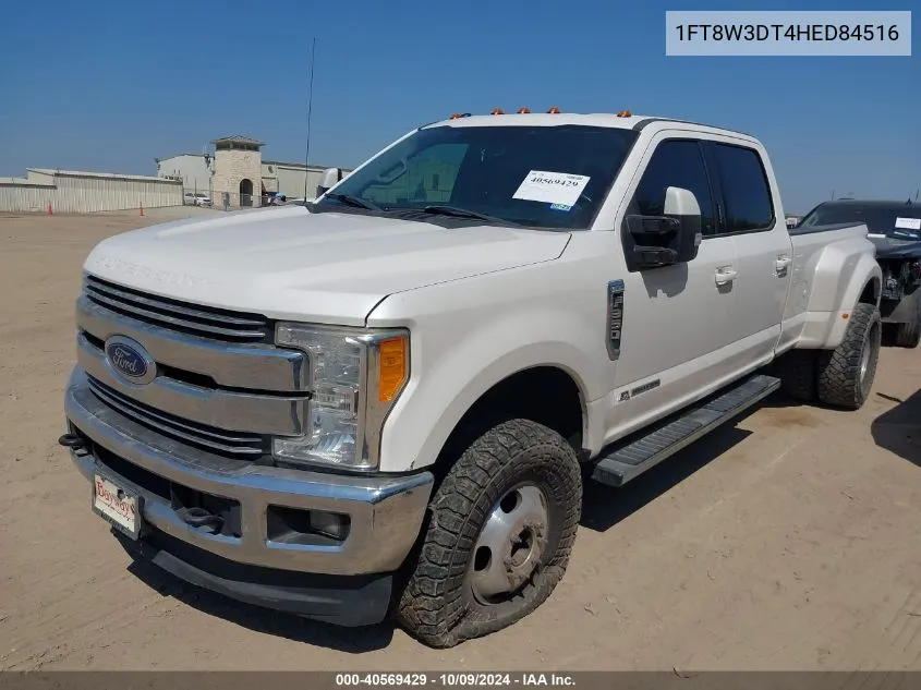 2017 Ford F-350 Lariat VIN: 1FT8W3DT4HED84516 Lot: 40569429