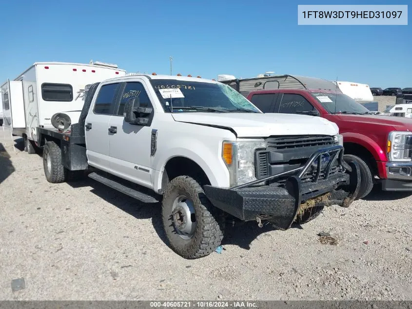 2017 Ford F-350 Xl VIN: 1FT8W3DT9HED31097 Lot: 40605721