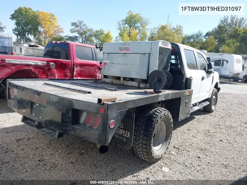 2017 Ford F-350 Xl VIN: 1FT8W3DT9HED31097 Lot: 40605721