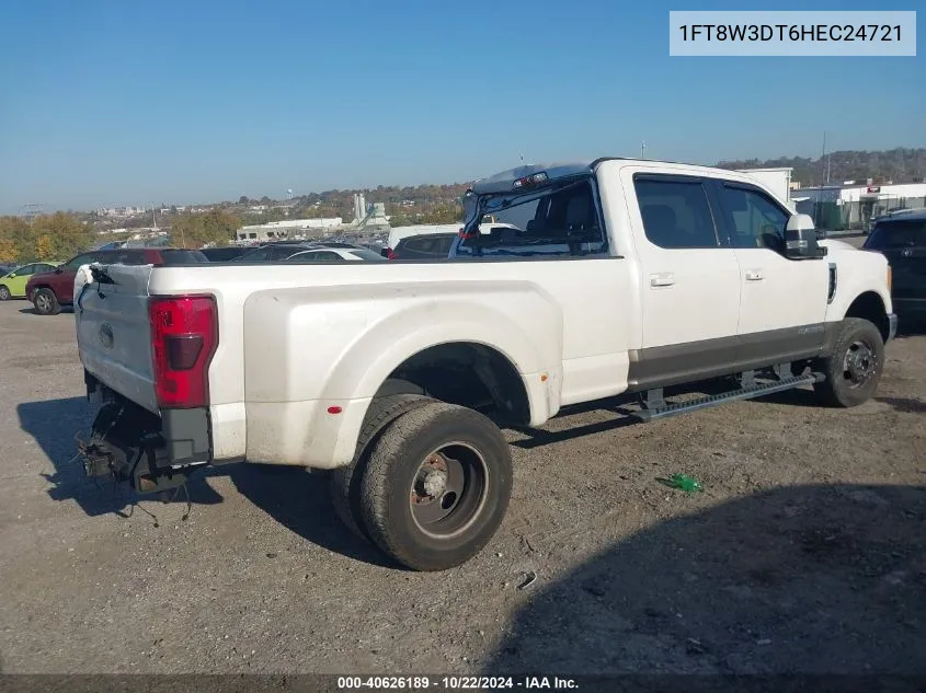 1FT8W3DT6HEC24721 2017 Ford F-350 Lariat