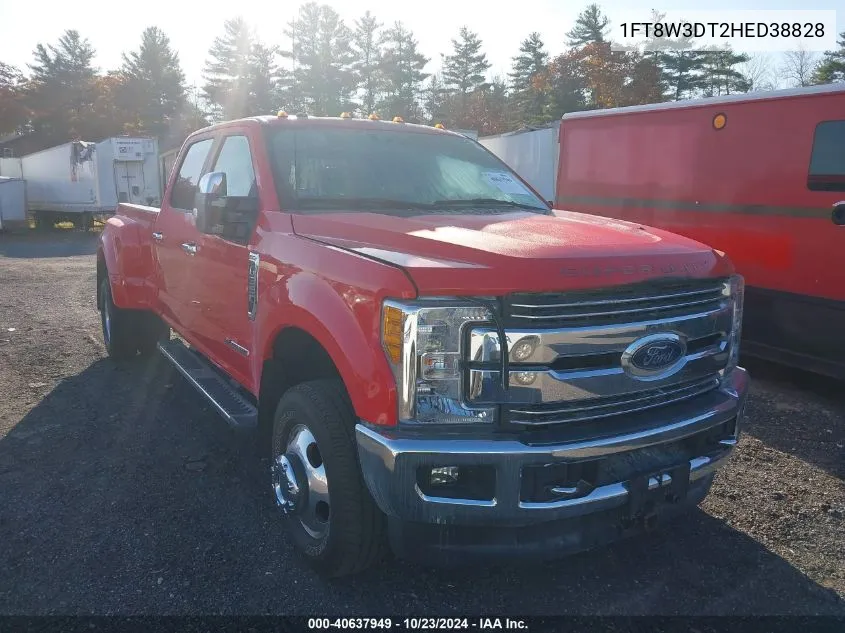 2017 Ford F-350 Lariat VIN: 1FT8W3DT2HED38828 Lot: 40637949