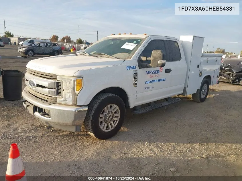 2017 Ford F-350 Xlt VIN: 1FD7X3A60HEB54331 Lot: 40641874