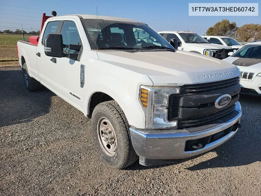 2017 Ford F-350 Xl VIN: 1FT7W3AT3HED60742 Lot: 40644812