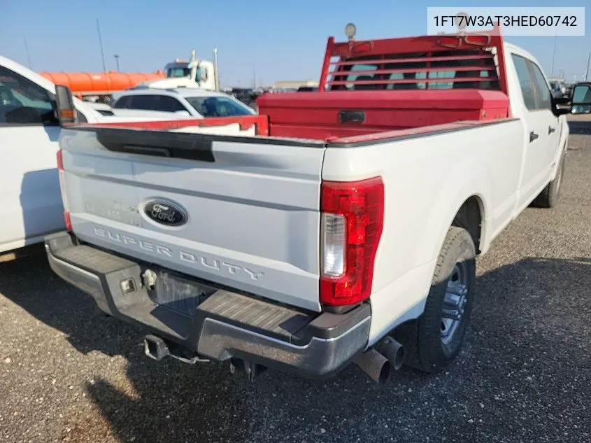 2017 Ford F-350 Xl VIN: 1FT7W3AT3HED60742 Lot: 40644812