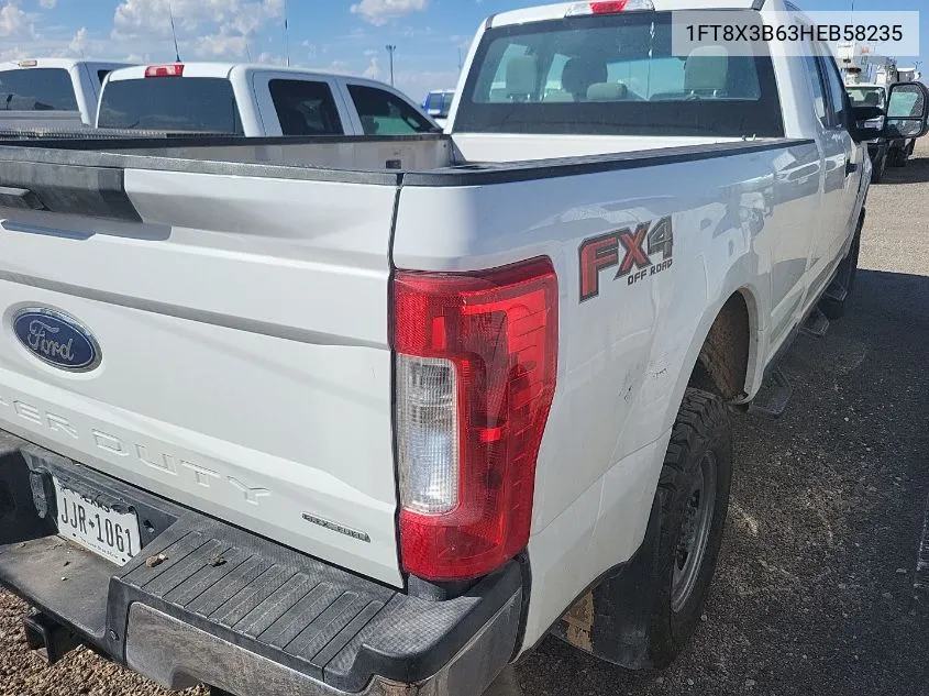 1FT8X3B63HEB58235 2017 Ford F-350 Xl