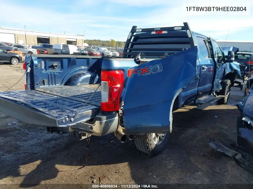 2017 Ford F-350 Xlt VIN: 1FT8W3BT9HEE02804 Lot: 40806934