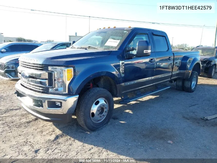 2017 Ford F-350 Lariat VIN: 1FT8W3DT1HEE42579 Lot: 40818866