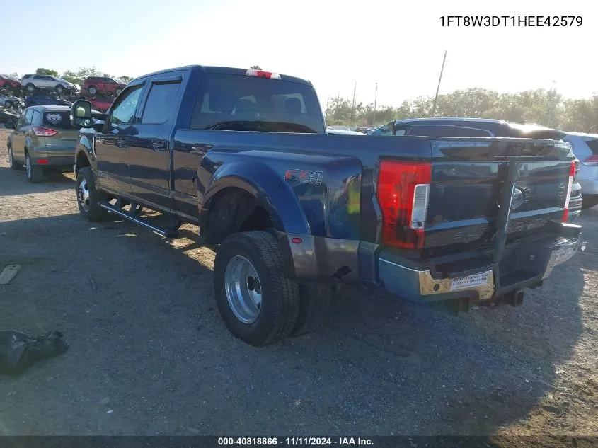 2017 Ford F-350 Lariat VIN: 1FT8W3DT1HEE42579 Lot: 40818866