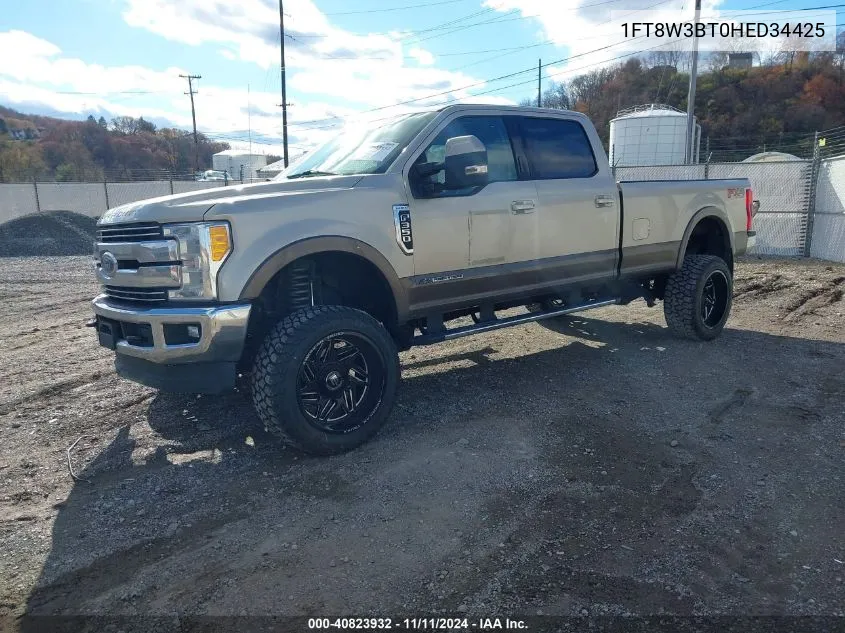 2017 Ford F-350 Lariat VIN: 1FT8W3BT0HED34425 Lot: 40823932