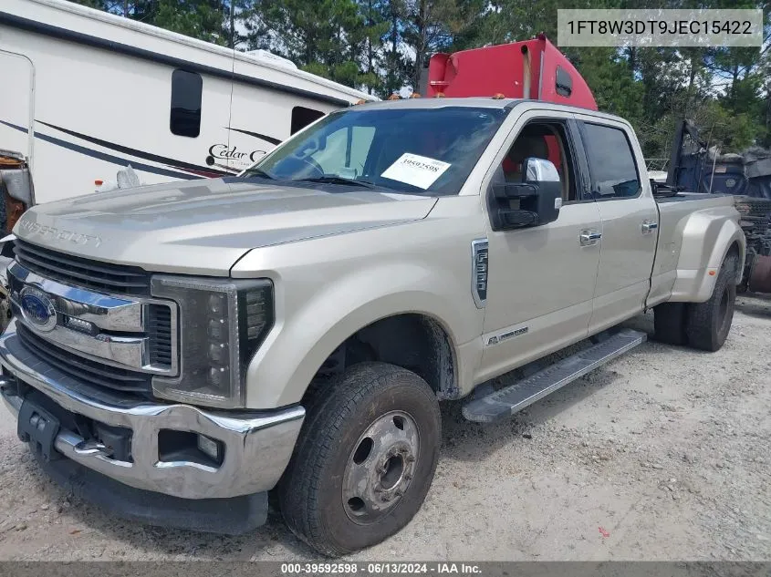 2018 Ford F-350 Xlt VIN: 1FT8W3DT9JEC15422 Lot: 39592598