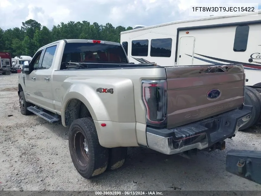 2018 Ford F-350 Xlt VIN: 1FT8W3DT9JEC15422 Lot: 39592598