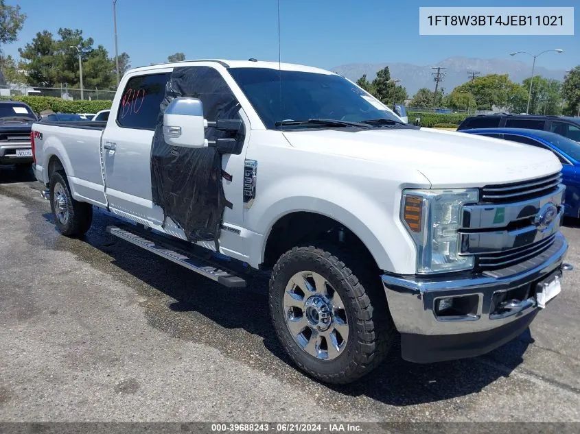 2018 Ford F-350 Lariat VIN: 1FT8W3BT4JEB11021 Lot: 39688243