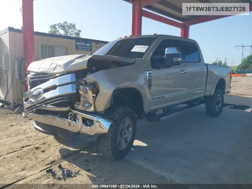 2018 Ford F-350 Lariat VIN: 1FT8W3BT3JEB27128 Lot: 39941380