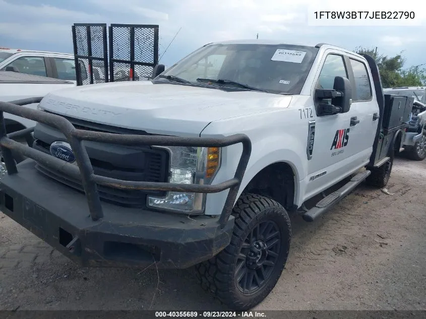 1FT8W3BT7JEB22790 2018 Ford F-350 Xl