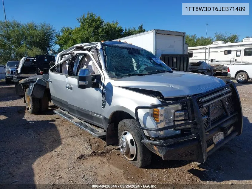 2018 Ford F350 Super Duty VIN: 1FT8W3DT6JEB71489 Lot: 40426344